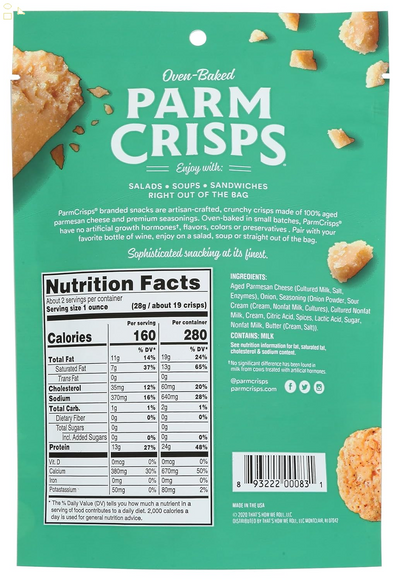 PARMCRISPS Sour Cream & Onion Crisps, 1.75 OZ