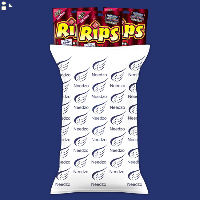Rip Rolls Sour Candy Rolls, Cherry Fruit Flavor Fat Free Licorice Belt Candies, Individually Wrapped Shareable Snacks for Boys or Girls, Pack of 3