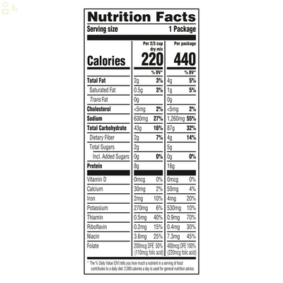 Knorr Creamy Chicken Pasta No Artificial Flavors Creamy Chicken Pasta Sides, 7 Minute Cook Time, 4.2 Oz Regular
