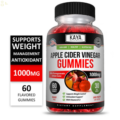 Apple Cider Vinegar Gummies 60Ct Appetite Suppressant Detox Cleanse
