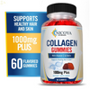 Collagen Vitamin Gummies for Hair Skin & Nails, #1 Premium Collagen 1000MG+ 60Ct