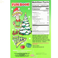 Warheads Christmas Stocking Stuffer Activity Book with Sour Taffy Candy, Individually Wrapped Fruit Flavored Taffies, (Pack of 2)