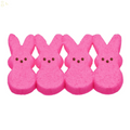 Peep (1 Bag) Easter Pink Marshmallow Bunny Candy - 8 Bunnies per Bag - Gluten & Fat Free - 3 Oz / 85 G