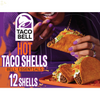Taco Bell Hot Seasoned Flavor Crunchy Taco Shells, 12 Ct, 4.8 Oz Box