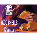 Taco Bell Hot Seasoned Flavor Crunchy Taco Shells, 12 Ct, 4.8 Oz Box