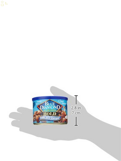 Blue Diamond Almonds, Bold Salt 'N Vinegar, 6 Ounce