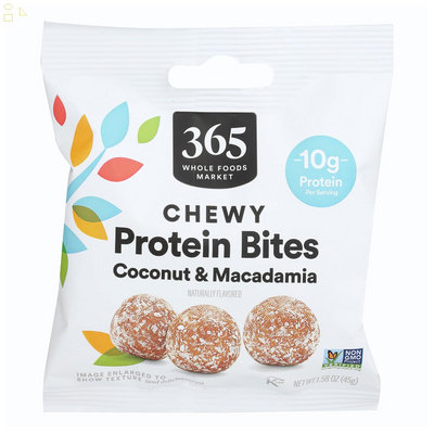 , Protein Chewy Bites Coconut Macadamia, 1.58 Ounce
