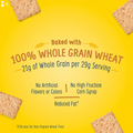 Wheat Thins Reduced Fat Whole Grain Wheat Crackers, 8 Oz