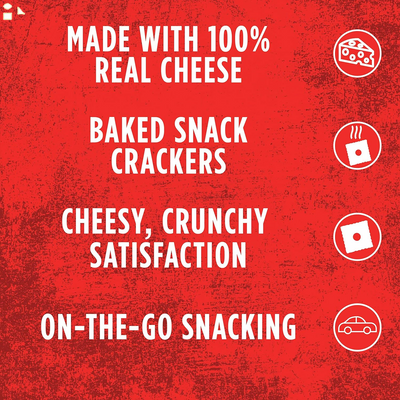 Cheez-It Baked Snack Cheese Crackers, Original, 12.4 Oz Box