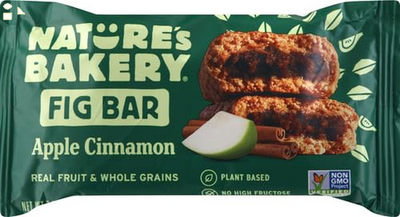 Nature'S Bakery Fig Bar, Apple Cinnamon, 2 Oz