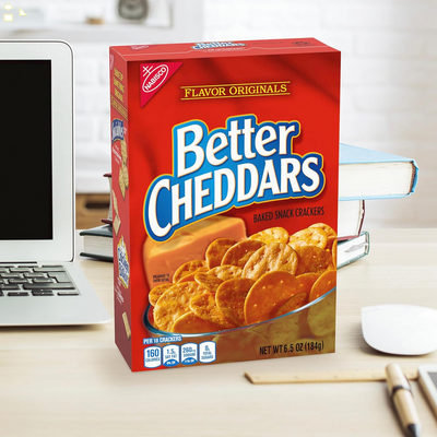 NABISCO Better Cheddars Baked Snack Crackers, 6.5 Oz
