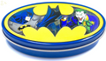 Batman Nemesis Sour Blue Raspberry Candy Collector Batman Logo Tin - One (1) Tin - Batman Emblem Shapped Candies - Joker