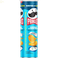 Pringles Potato Crisps Chips, Lunch Snacks, On-The-Go Snacks, Cheddar and Sour Cream, 5.5Oz Can (One Can)
