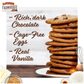 Pepperidge Farm Farmhouse Thin and Crispy Dark Chocolate Chip Cookies, 6.9 OZ Bag (14 Cookies)