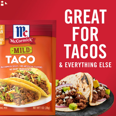 Mccormick Mild Taco Seasoning Mix, 1 Oz Envelope