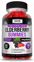 (2 Pack) Elderberry Immune Support Gummies, Zinc, Vitamin C, Great Flavor