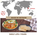 TANISA Chilli Rice Paper - Vietnamese Dried Spicy Rice Paper Snacks (11Cm, Square, 1.8 Oz) - Banh Trang Ot, Dried Chili, Gluten - Free, Snack Size, Non GMO, Vegan