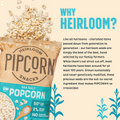 Heirloom Sea Salt Mini Popcorn by Pipcorn - 4.5Oz - Gluten Free, Non-Gmo Heirloom Corn, Non-Artificial, Preservative Free Snacks