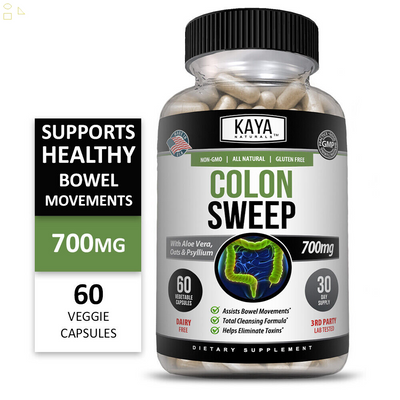 (2 Pack) Colon Sweep, Digestive Health, Colon Cleanse, Extra Strength Detox 60Ct