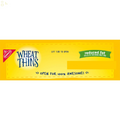 Wheat Thins Reduced Fat Whole Grain Wheat Crackers, Family Size, 12.5 Oz