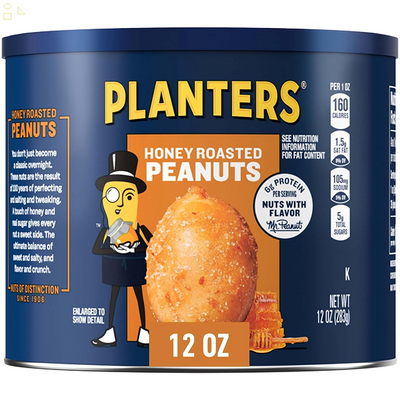 Planters Honey Roasted Peanuts (12 Oz Jars)