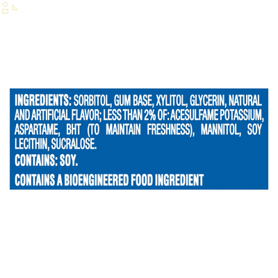 Trident Original Flavor Sugar Free Gum, 3 Packs of 14 Pieces (42 Total Pieces)