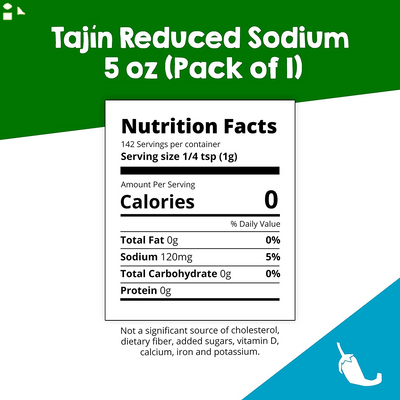 Tajin Clasico Reduced Sodium Seasoning 5 Oz (Pack of 1)