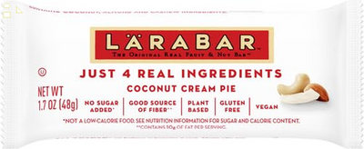 Larabar, Bar Coconut Cream Pie, 1.7 Ounce (Packaging May Vary)