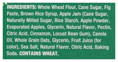Nature'S Bakery Fig Bar, Apple Cinnamon, 2 Oz