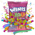 Sour & Spicy Chewy Candy - Winis Sour Taffy Chewy Candies | Easter Sour and Spicy Fruit Chewy Candies - Flavors Pineapple Orange & Cherry |Sharing Size 10.5 Oz Bag - 100 Pieces
