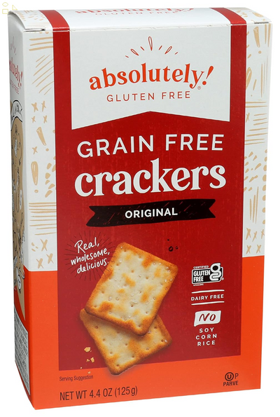 Absolutely Gluten Free Crackers, Original 4.4-Ounce