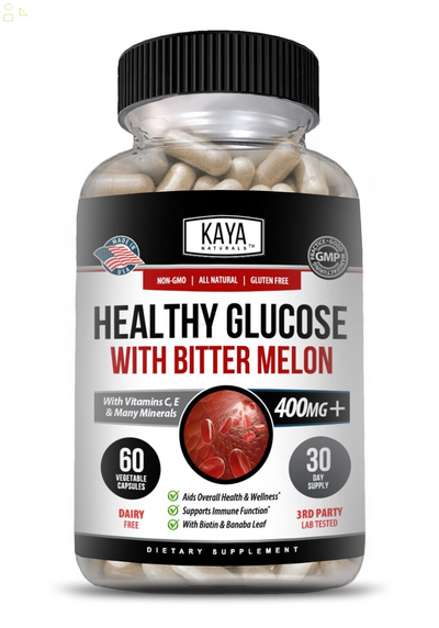 Healthy Glucose W/ Bitter Melon, Alpha Lipoic Acid, Cinnamon, Blood Support 60Ct