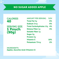 Mott'S No Sugar Added Applesauce, 3.2 Oz Clear Pouches, 4 Count