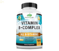 Vitamin B Complex with Vitamin C and Folic Acid - All B Vitamins 100 Veggie Caps