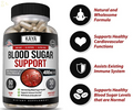 (2 Pack) Blood Sugar Support 60Ct Alpha Lipoic Acid Cinnamon Biotin Magnesium