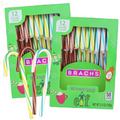 Limited Edition ELF Themed Christmas Candy Canes, Individually Wrapped Classic Holiday Treats, Festive Party Favor Snacks, 5.3 Ounces (Pack of 2)