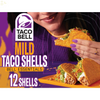 Taco Bell Mild Seasoned Flavor Crunchy Taco Shells, 12 Ct, 4.8 Oz Box