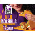 Taco Bell Mild Seasoned Flavor Crunchy Taco Shells, 12 Ct, 4.8 Oz Box