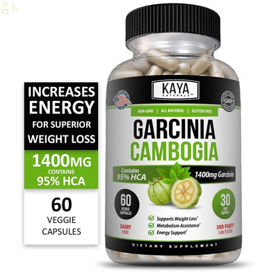 Garcinia Cambogia Extract, Premium Fat Burning 95% HCA, Natural 