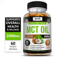 Pure MCT Oil 2000Mg Serving, C8 C10, Energy, Inflammation Capsules