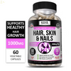 (2 Pack) Hair Skin Nail 60Ct Calcium Iron Biotin Vitamins a C B1 B5 B6 B12 E D3