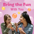 Del Monte® Bubble Fruit™ Peach Strawberry Lemonade Peaches & Popping Boba with Sweetened Juice 4-3.5 Ounce Cups (Pack of 4), Orange