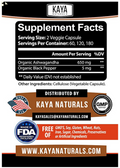 Organic Ashwagandha Capsules 1300Mg Supplement W/ Black Pepper Root Powder
