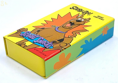 Boston America Scooby-Doo Scooby Snacks Orange Flavored Candy - (1) Collectible Slider Tin Filled with Bone Shaped Candies