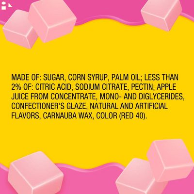 STARBURST All Pink Minis Fruit Chews Candy, 8 Oz. Grab N Go Size Resealable Bag