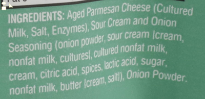PARMCRISPS Sour Cream & Onion Crisps, 1.75 OZ