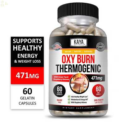 Premium OXY Burn Thermogenic 471Mg, Appetite Control, Fat Burner