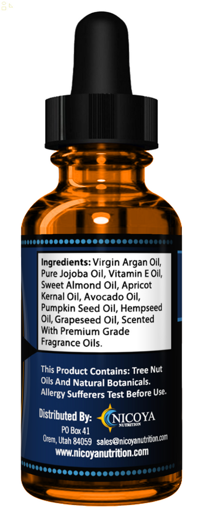 Beard Growth Oil - Fast Growing Beard Mustache Facial Hair Oil for Men -Yukon