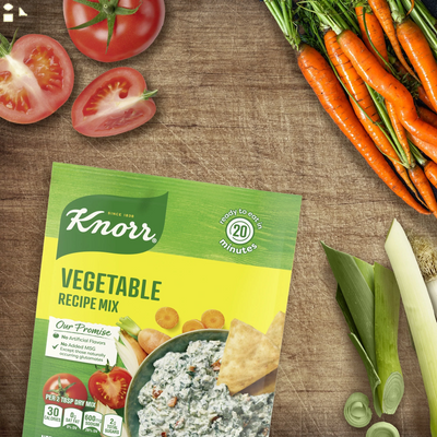 Knorr Vegetable Soup Mix No Artificial Flavors Ready-To-Eat in 20 Minutes Vegetable Soup Mix, 1.4 Oz Pouch