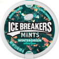 ICE BREAKERS Wintergreen Sugar Free Mints Tin, 1.5 Oz
